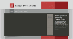 Desktop Screenshot of pappasinvestments.com